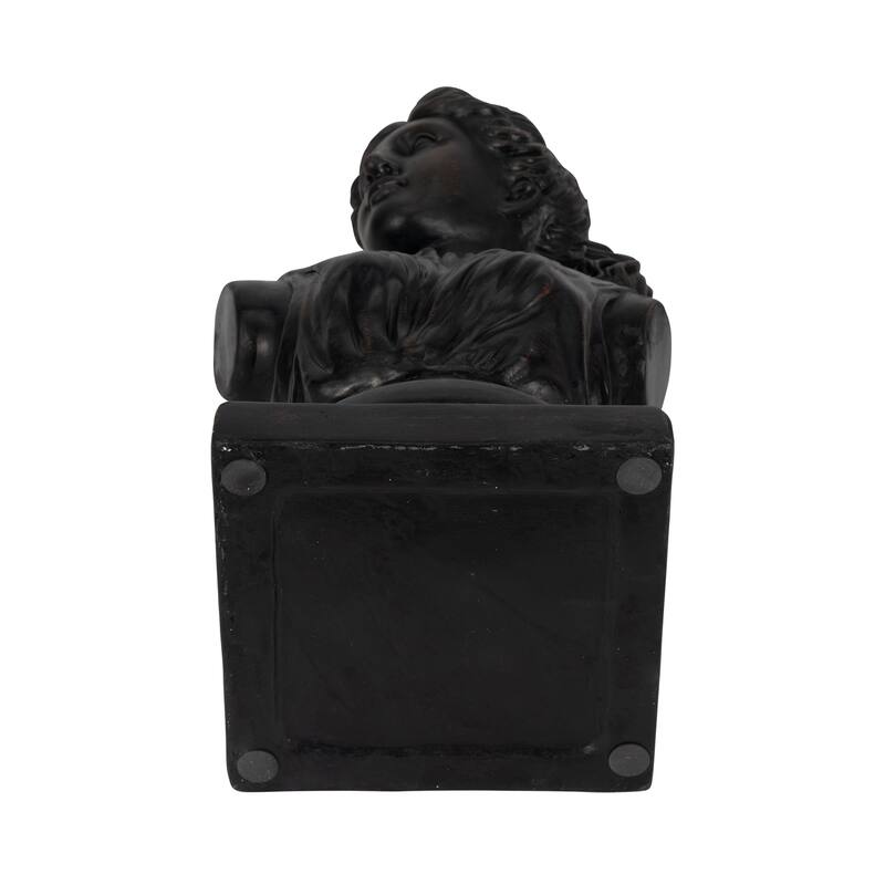 Sagebrook Home Grecian Bust Distressed Resin Novelty Sculpture