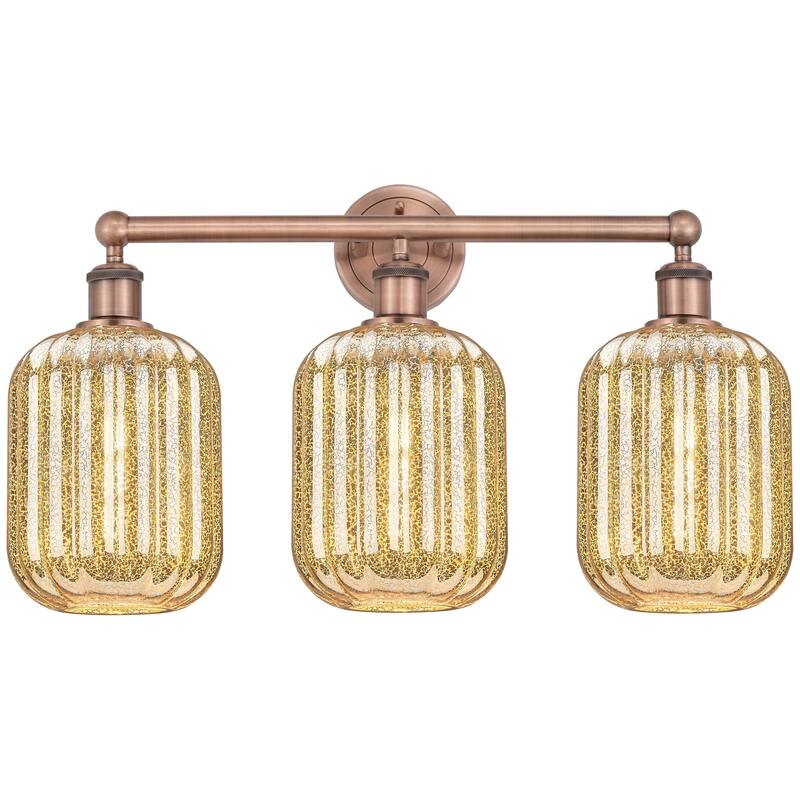 Innovations Lighting 616-3W-14-25 Preston Vanity Preston 3 Light 25" - Antique Copper / Mercury