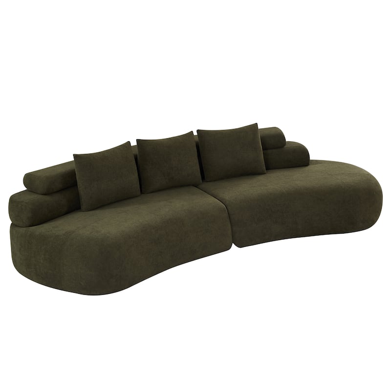 Christopher Knight Home - Compressed Modern Upholstered Modular Sectional Sofa