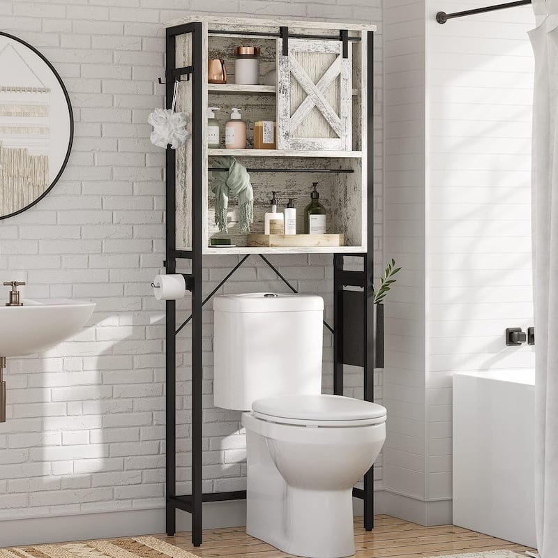 Over The Toilet Bathroom Storage Cabinet Toilet Storage Shelves
