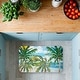 preview thumbnail 23 of 22, Stupell Tropical Palm Paradise Kitchen Mat, 18x30 - 18" x 30"