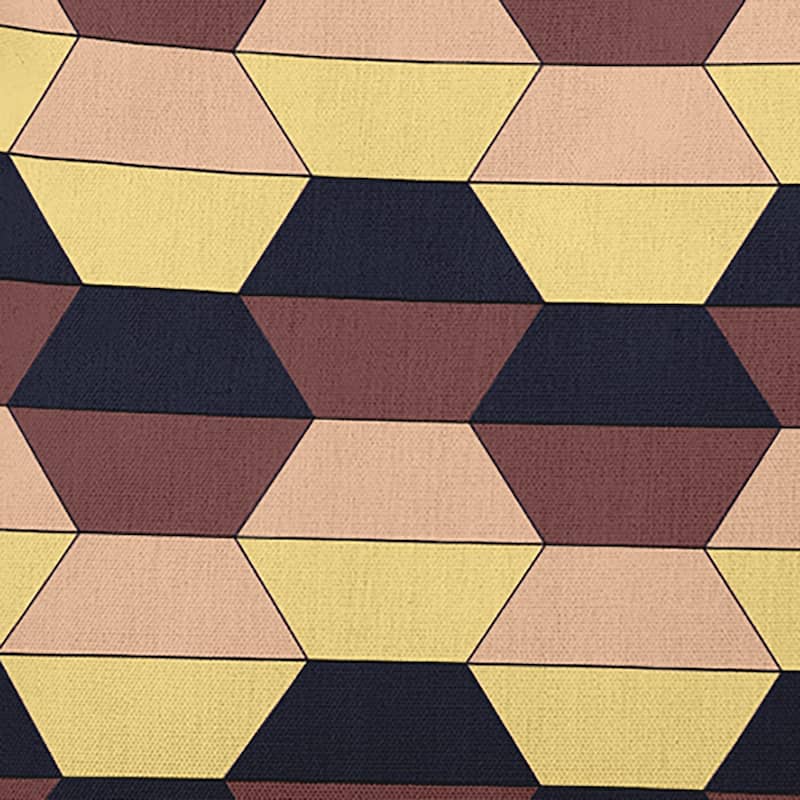 Hex Pattern Indoor/Outdoor Throw Pillow