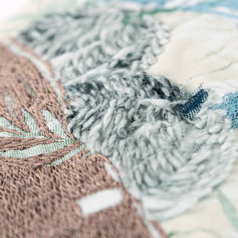 Rizzy Home Harvest Gourds Throw Pillow