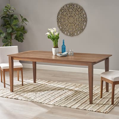 Dining Table WITH SQUARE LEG - Walnut