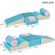preview thumbnail 5 of 6, Soft Climbing Toys for Toddlers, 6 in 1 Colorful Indoor Climb and Crawl Activity Playset