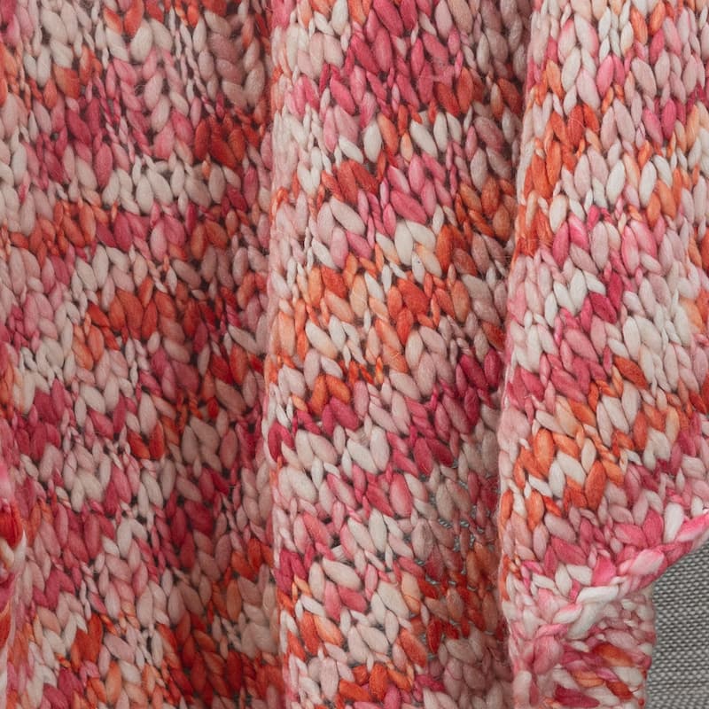 Cottage Home Maddison Wool Acrylic Blend Throw Blanket