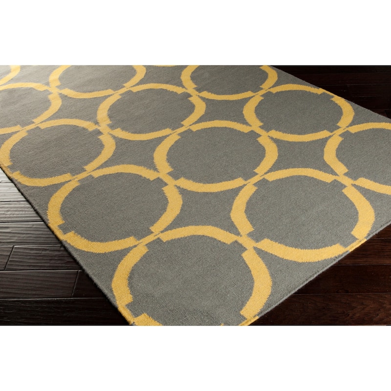 Hand-woven Downey Flatweave Wool Runner Rug