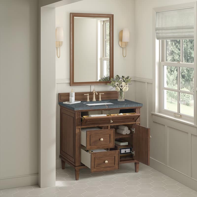 James Martin Vanities 424-V36-3PBL Lorelai 36" Single Basin Wood