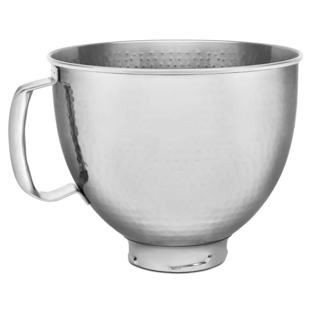 KitchenAid 5-Quart Tilt-Head Hammered Stainless Steel Bowl