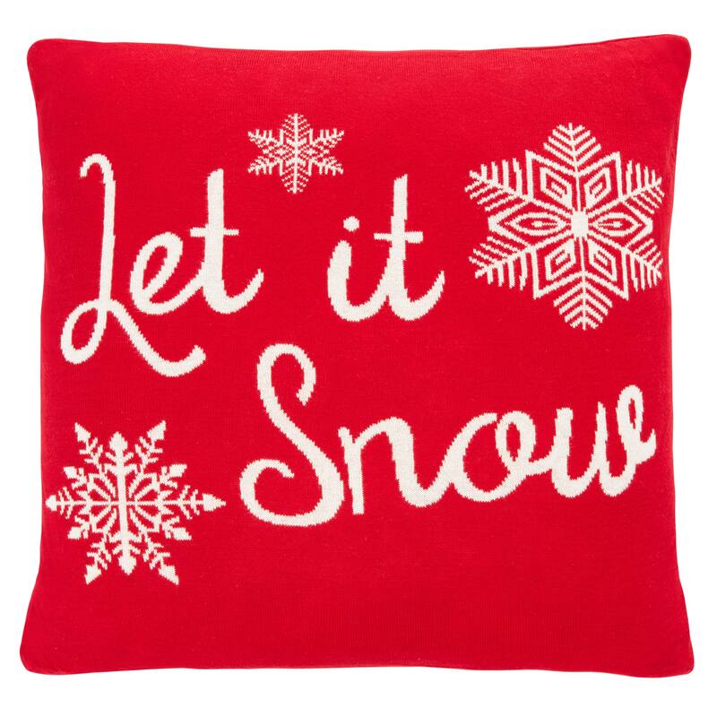 SAFAVIEH Snowfall 20-inch Square Decorative Accent Throw Pillow