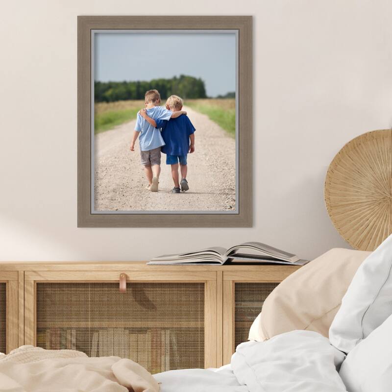 Eva Black Silver Narrow Framed Picture Frame, Photo Frame