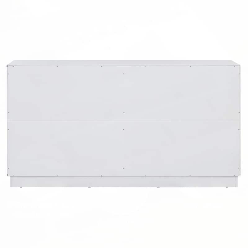 Sideboard with 4 Doors Large Storage Space with Adjustable Shelves