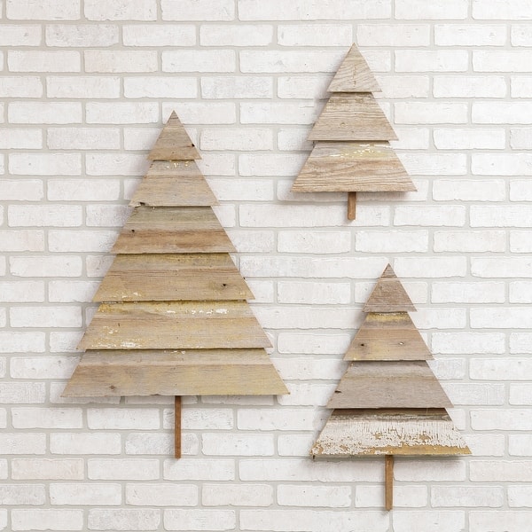 Sugarplum 3Piece Christmas Tree Set, Large Medium, with Base 18,26