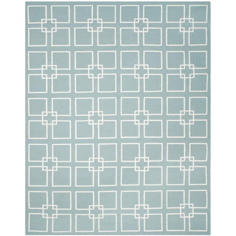 Martha Stewart by SAFAVIEH Square Dance Wool/ Banana Silk Rug