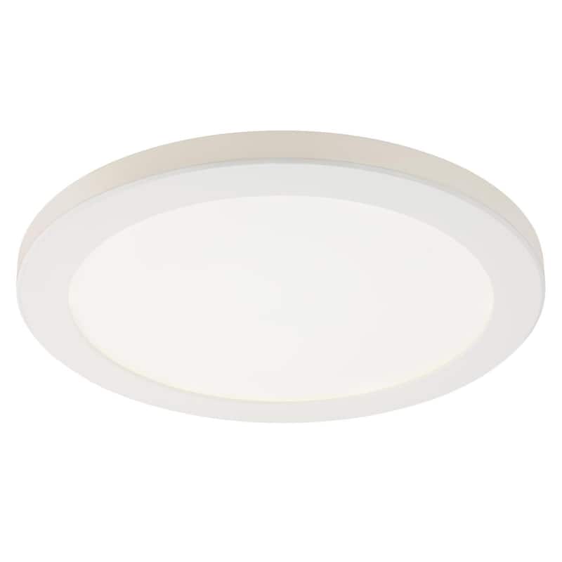 Westinghouse Lighting 12 Inch 22 Watt Dimmable LED Indoor Flush Mount Fixture with Color Temperature Selection - 12 Inch - White