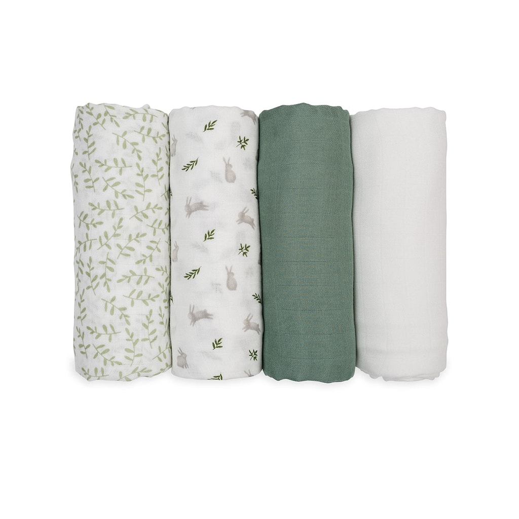 lulujo 4pk Swaddles Bamboo