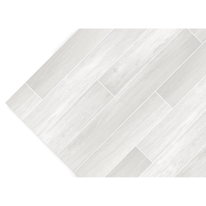 InHome Ash Porcelain Planks Peel & Stick Rolled Backsplash