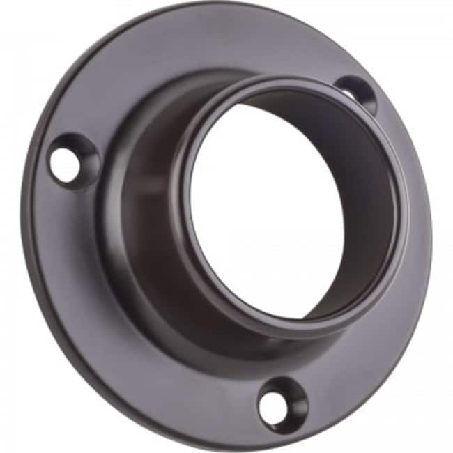 Hardware Resources Closed Screw In Closet Rod Mounting Bracket for