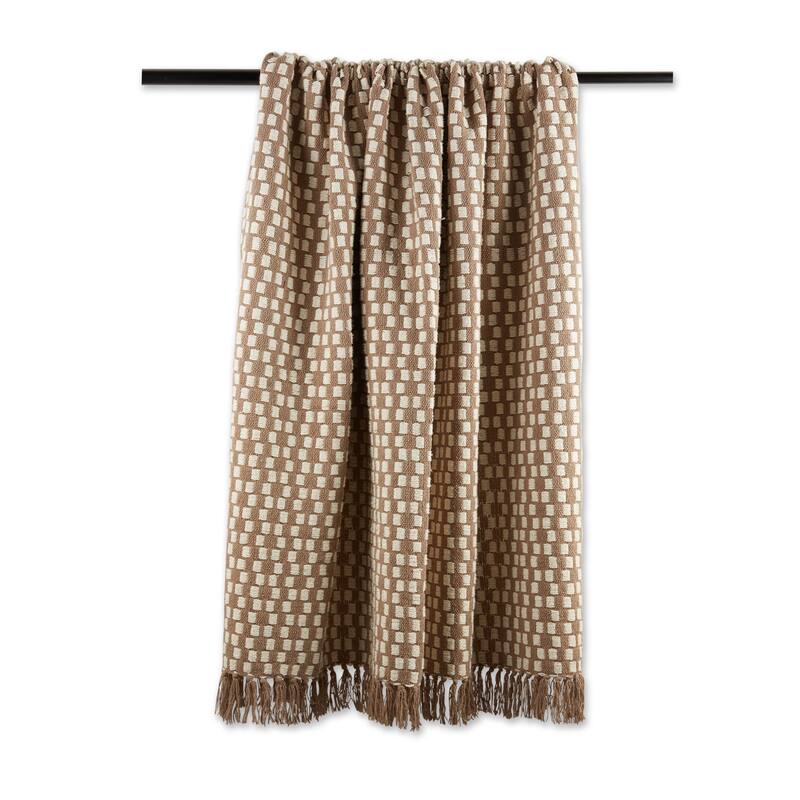 DII Stone Urban Check Throw