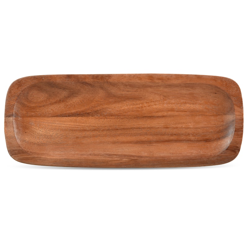 Noritake Kona Wood Rectangular Platter, 15"