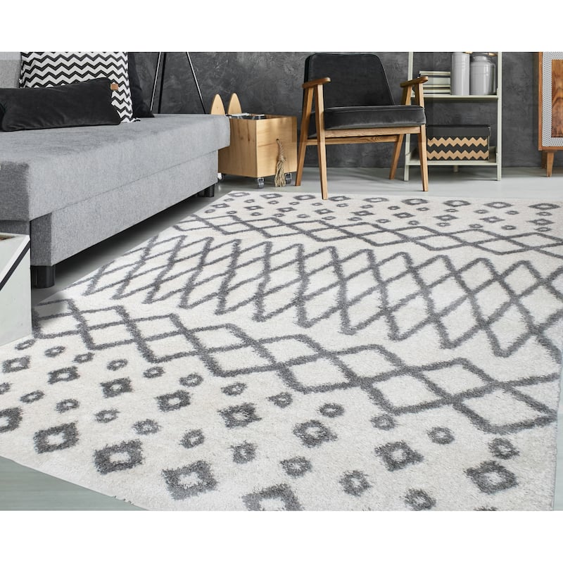 Noori Rug Lux Roy Moroccan 2-Inch Shag Rug