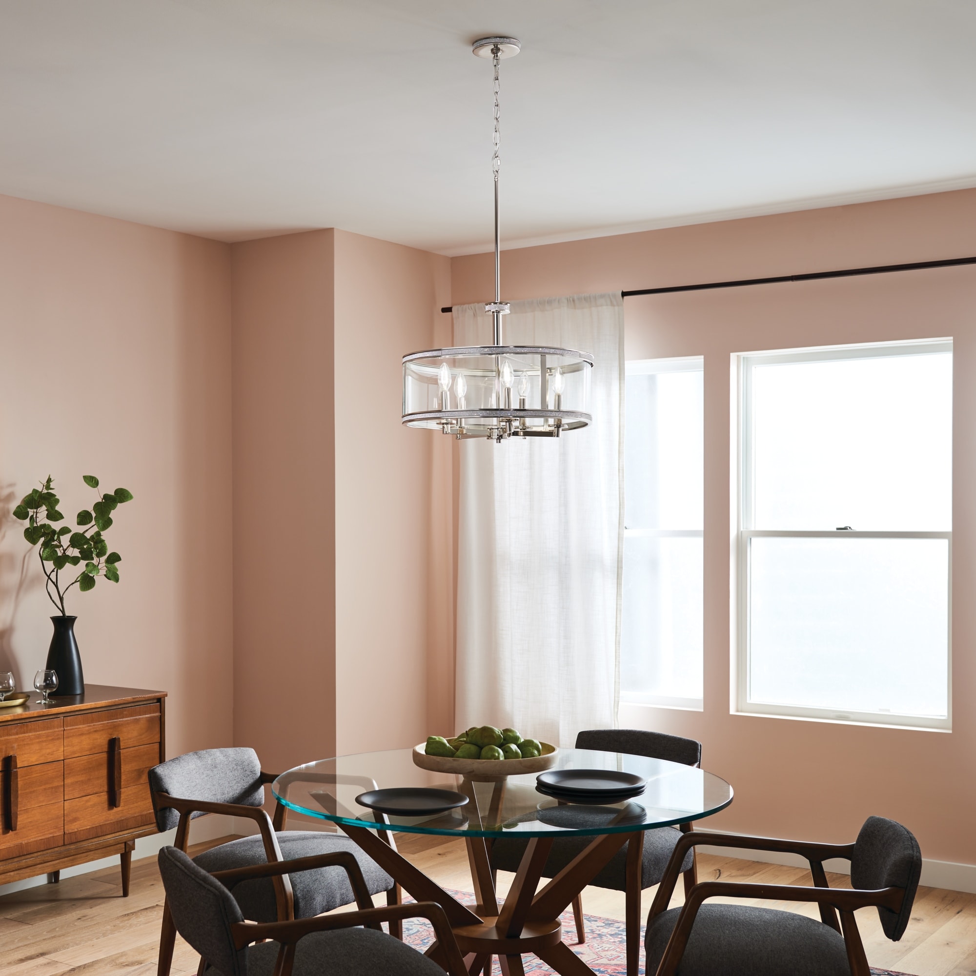 Kichler Lighting Angelica 5-Light Polished Nickel Pendant Light