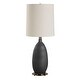 preview thumbnail 3 of 4, Uttermost Bower Matt Black Table Lamp - N/A