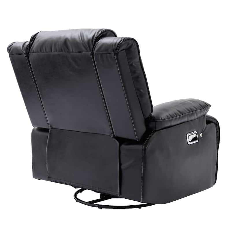 360° Swivel and Rocking Home Theater Recliner
