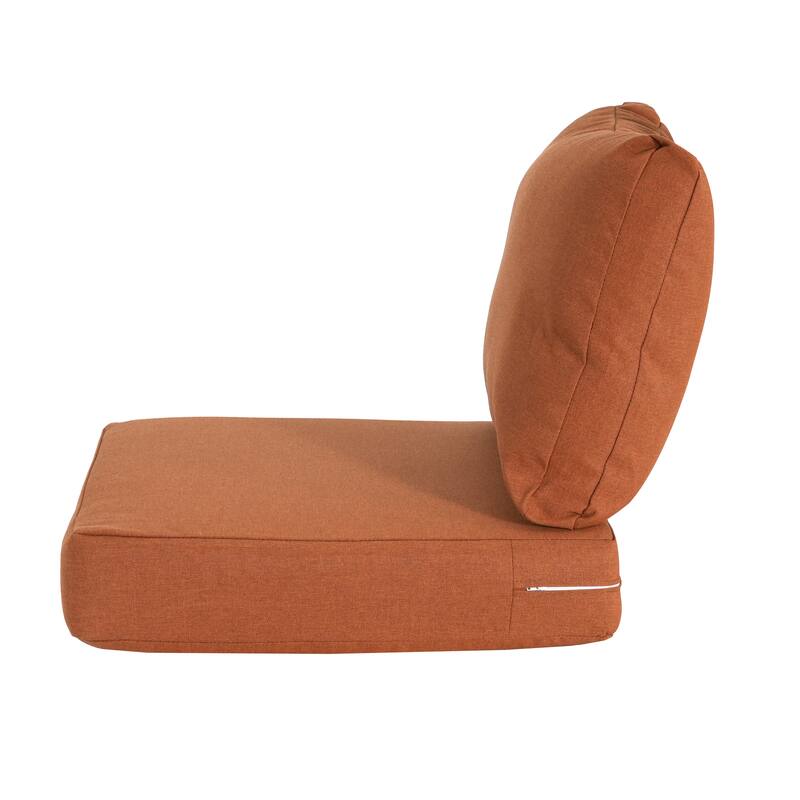 Christopher Knight Home - Noah Plush Comfort Outdoor Club Chair Cushion Set with Seat and Back Support