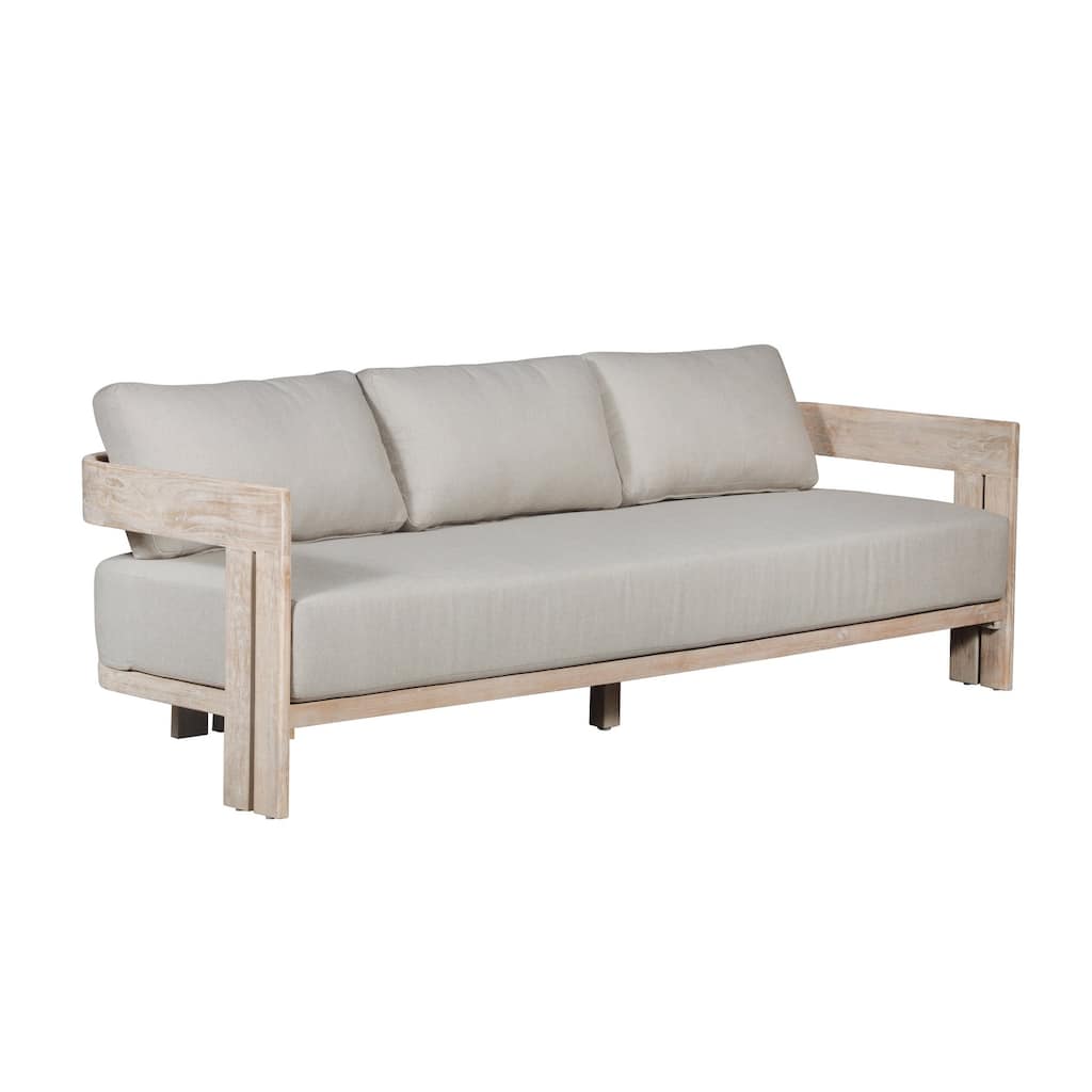 Paradiso Teak Wood Sofa Natural Look