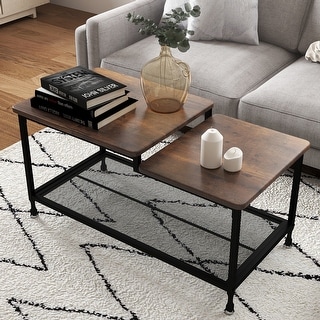 Coffee Table 2-Tier Center Table, with Storage - Bed Bath & Beyond ...