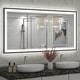 preview thumbnail 42 of 84, Extra Large Black Frame LED Bathroom Vanity Mirror with 3 Years Warranty and UL Certified 60x30