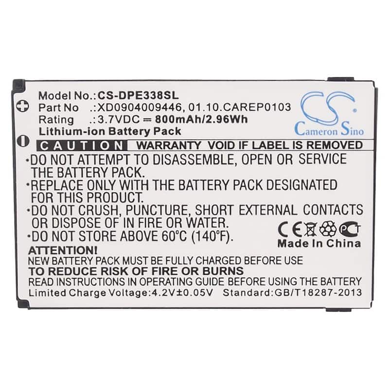 Battery for Doro HandlePlus 334 PhoneEasy 338GSM 01.10.CAREP0103 XD0904009446 - Black