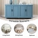 preview thumbnail 4 of 32, Kitchen Sideboard Coffee Bar Cabinet Accent Storage Cabinet