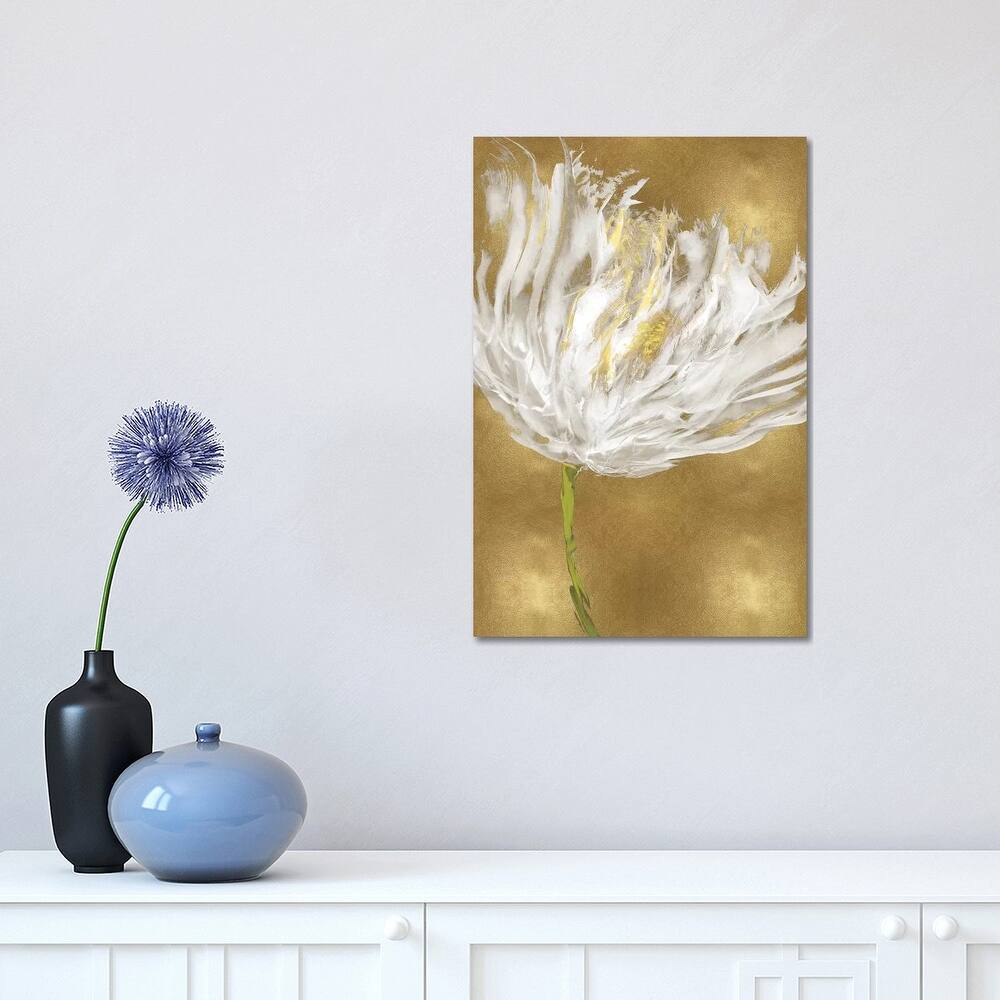 iCanvas "Tulips on Gold I" by Vanessa Austin Canvas Print