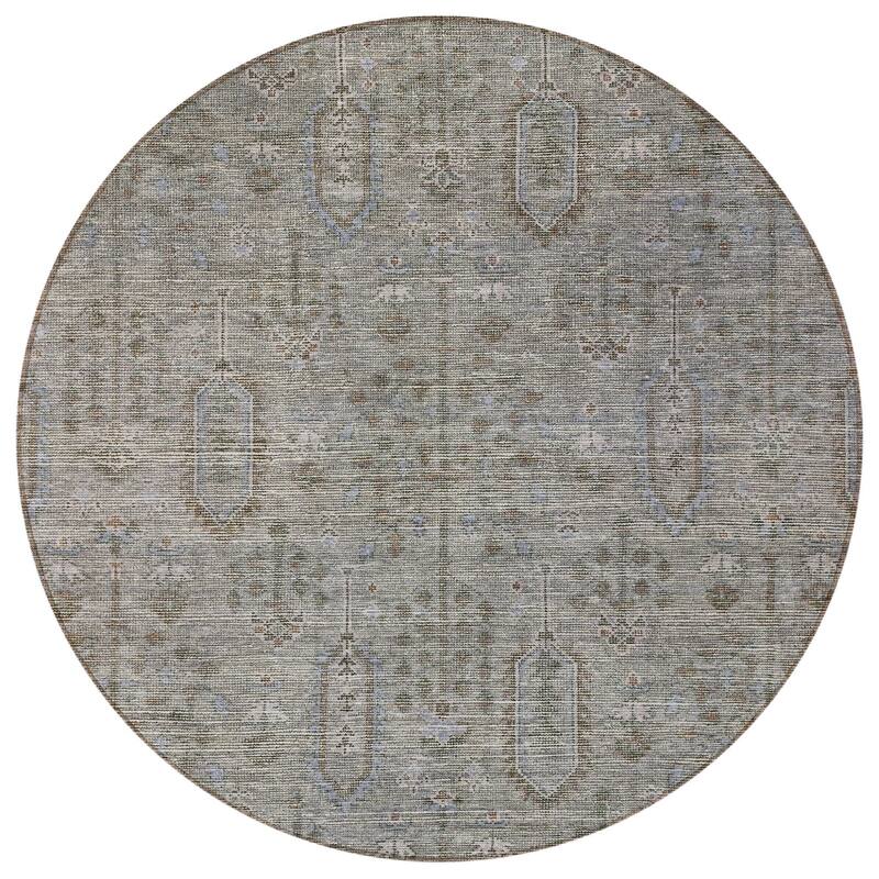 HomeRoots Southwestern Transitional Rectangle Outdoor Rug