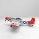 preview thumbnail 2 of 3, ZOHD 768-1 Mustang P-51D 750mm Wingspan EPO Warbird RC Airplane PNP