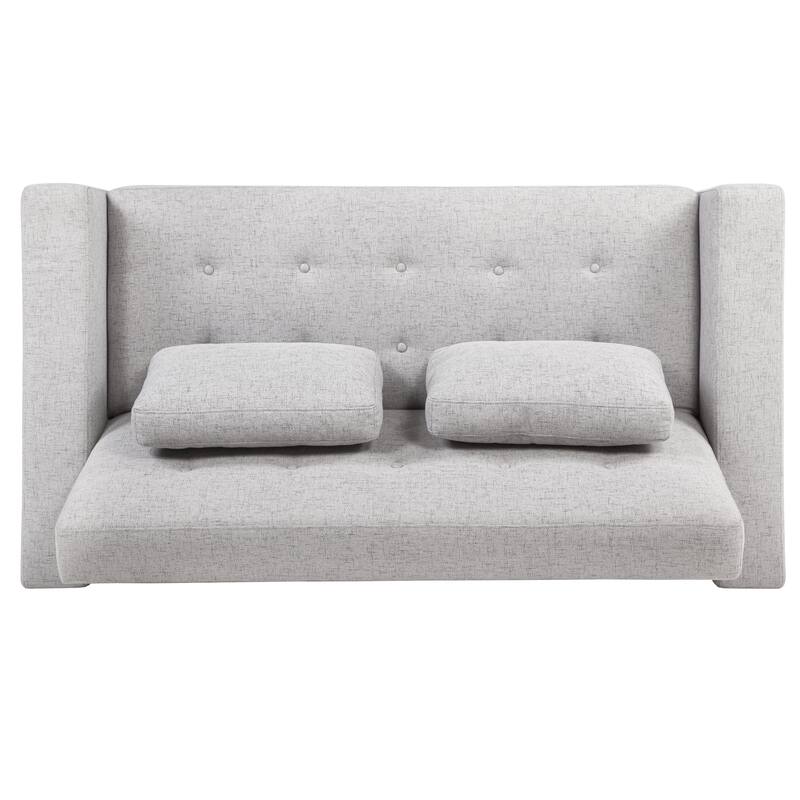 Drina Full Size Pull Out Sofa Bed Grey