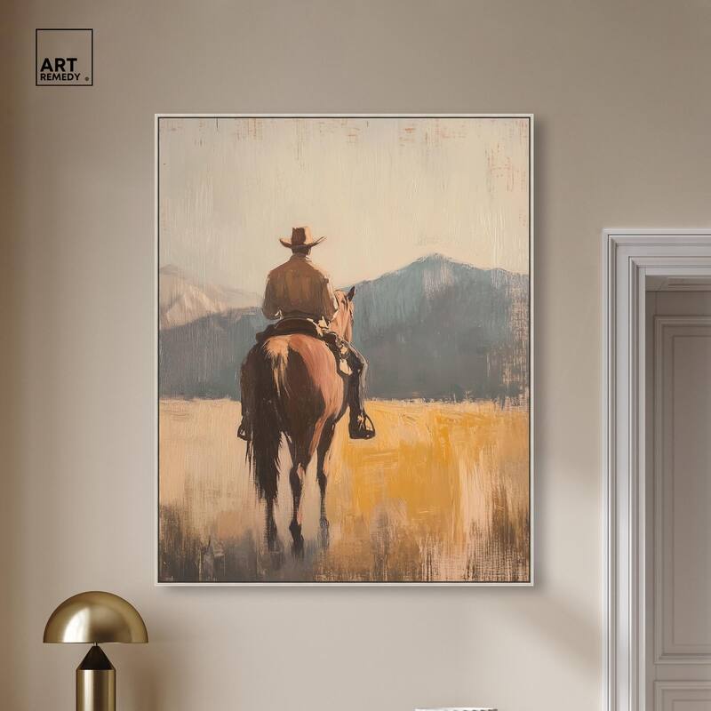 Long Ride Canvas by Art Remedy