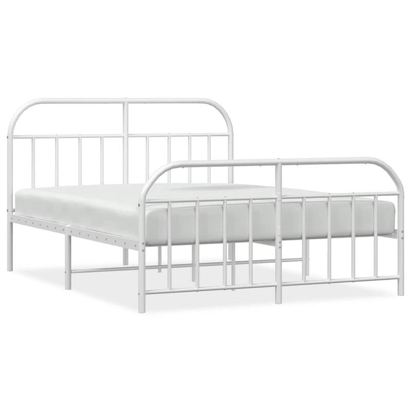 vidaXL 12 Inches Metal Bed Frame No Mattress