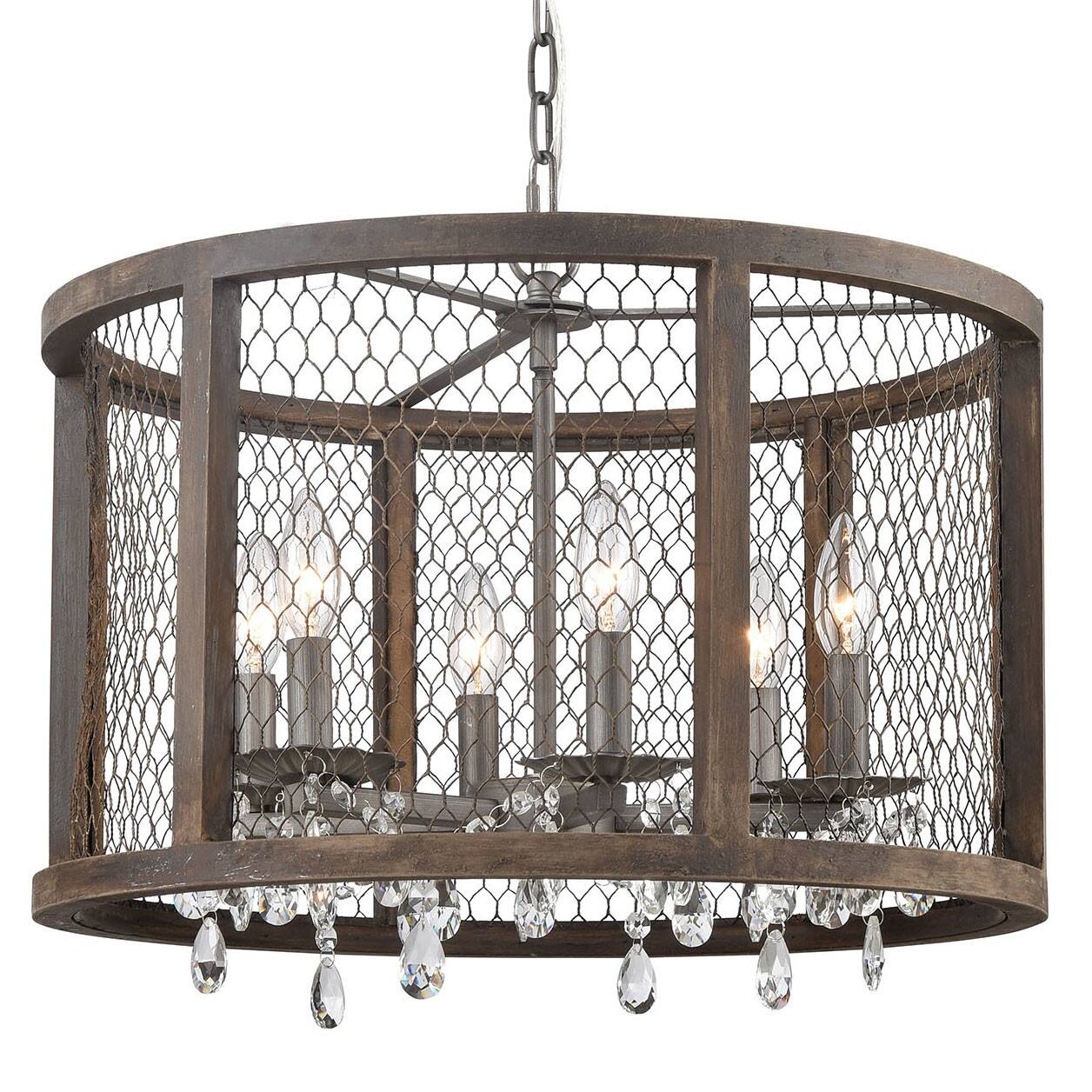 Elk Home D4004  Renaissance Invention 6 Light 20" Wide Chandelier - Chandeliers For Bedrooms by Overstock.com