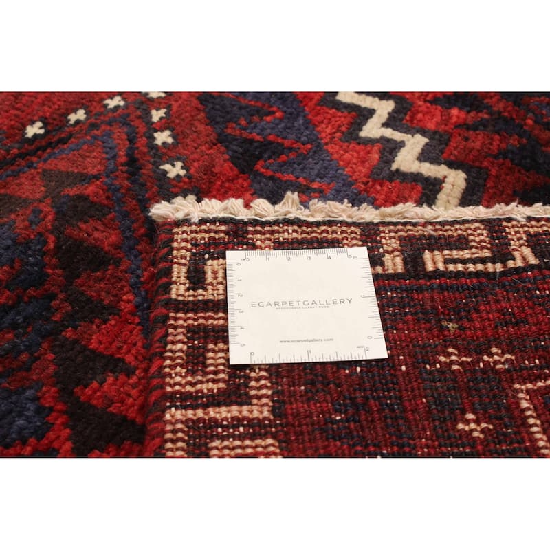 ECARPETGALLERY Hand-knotted Melis Vintage Red Wool Rug - 5'4 x 7'9