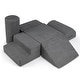 preview thumbnail 2 of 21, 6-Piece Soft Climbing Blocks for Babies, High-Density Foam, Carrying Handles for Easy Storage - 20" x 16" x 10" (L x W x H)