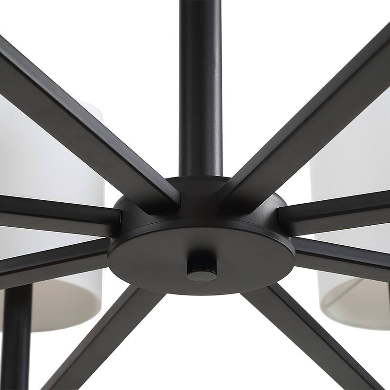 Uttermost 21393 Faiyam 8 Light 37" Wide Ring Chandelier