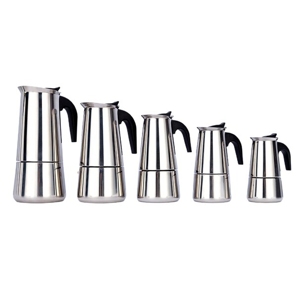 MultiFunction Stainless Steel Coffee Pot Mocha Cafe Latte Stovetop