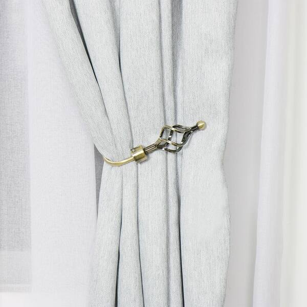 Shop Curtains Tieback Hooks U Style Metal Tie Hold Backs Window