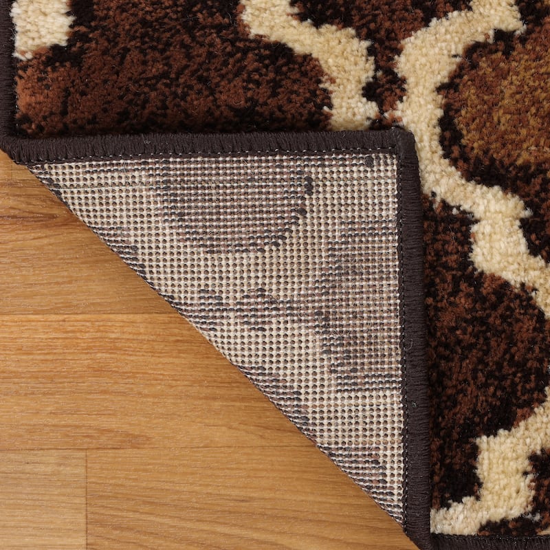 Superior Viking Contemporary Geometric Trellis Indoor Runner or Area Rug
