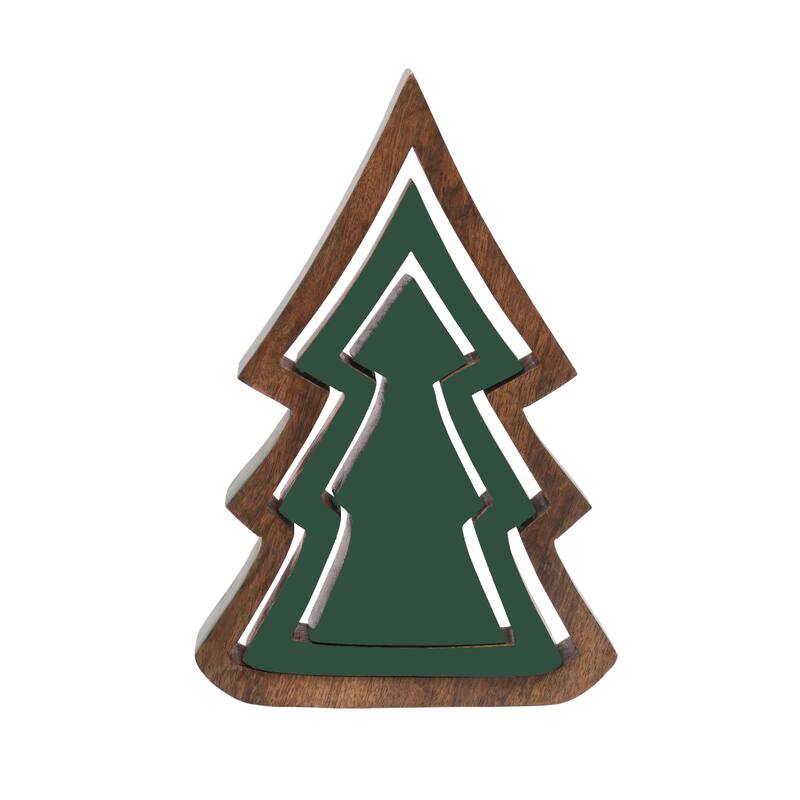 Christmas Tree Figurine Nested S/3