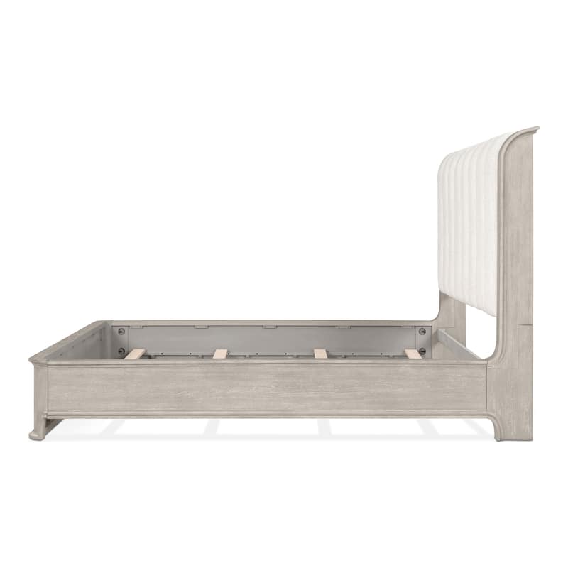 Furniture of America Addeso Modern Padded Wingback Panel Bed