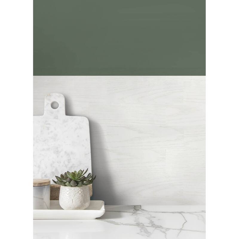 Faux Wood Whitewash Peel and Stick Wall Tiles